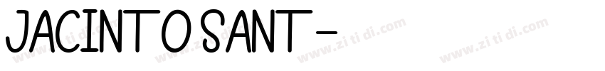 jacinto sant字体转换